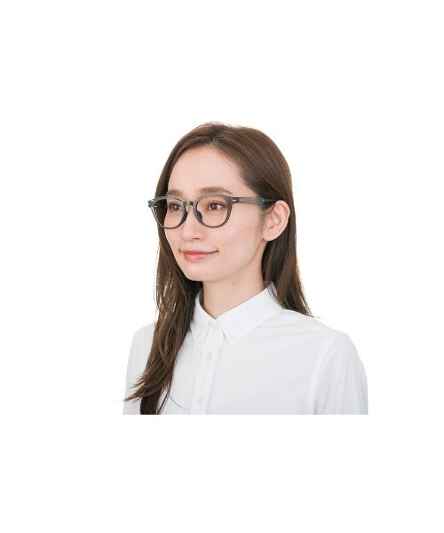 UNITED ARROWS（ユナイテッドアローズ）の「ボストン型 めがね｜Zoff｜UNITED ARROWS  (ゾフ｜ユナイテッドアローズ)（メガネ・レディース・ブラウン系その他/ライトオリーブ/ブラック・FREE）」の21枚目の写真