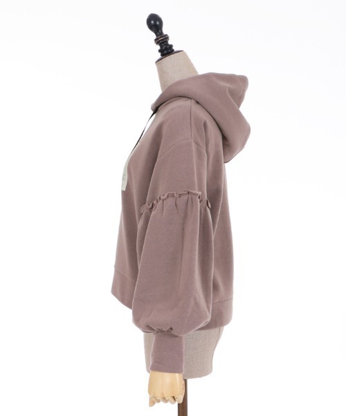 axes femme POETIQUE（アクシーズファムポエティック）の「ヴィンテージベアパーカー（パーカー・レディース・キナリ/ブラウン/ラベンダー・MEDIUM）」の22枚目の写真
