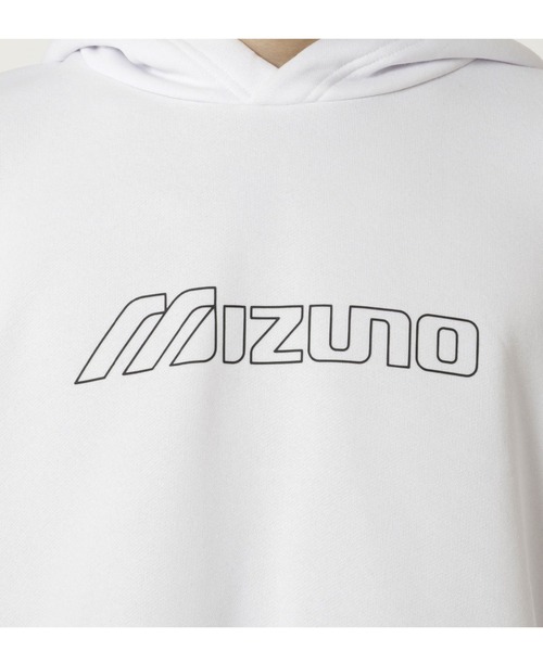 MIZUNO SPORTS STYLE（ミズノスポーツスタイル）の「スウェットパーカー［ユニセックス］（パーカー・メンズ・杢グレー/ホワイト/ブラック・L/M/XL）」の9枚目の写真