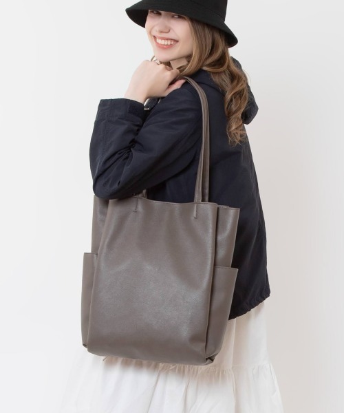 セール】マルチポケット縦型A4トートバッグ（トートバッグ）｜Per sist