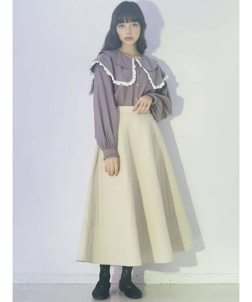 merry jenny（メリージェニー）の「キルトとフリルカラーブラウス（シャツ/ブラウス・レディース・オフホワイト・FREE）」の16枚目の写真