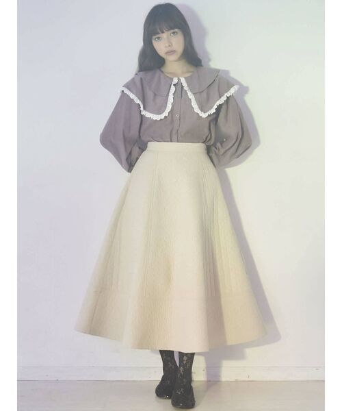 merry jenny（メリージェニー）の「キルトとフリルカラーブラウス（シャツ/ブラウス・レディース・オフホワイト・FREE）」の17枚目の写真