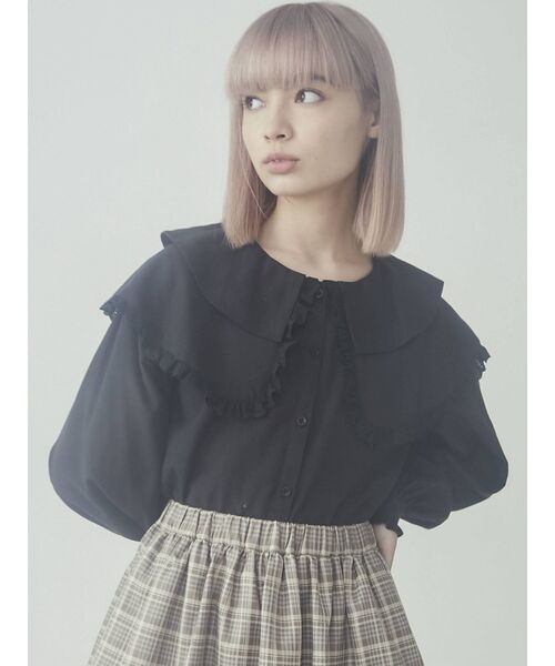 merry jenny（メリージェニー）の「キルトとフリルカラーブラウス（シャツ/ブラウス・レディース・オフホワイト・FREE）」の19枚目の写真