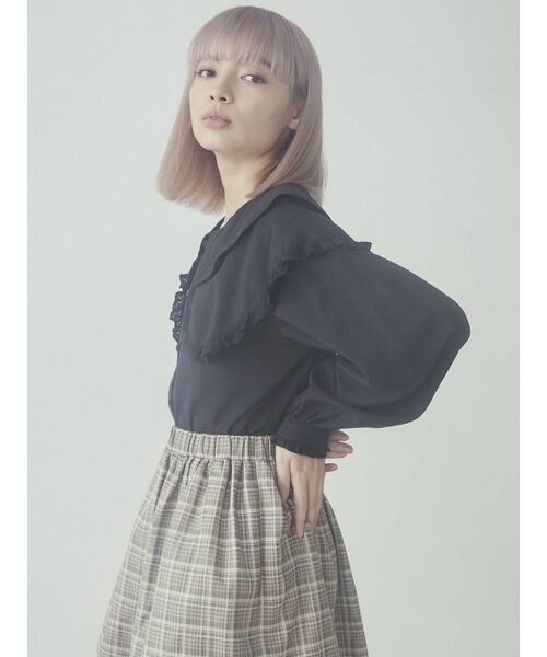 merry jenny（メリージェニー）の「キルトとフリルカラーブラウス（シャツ/ブラウス・レディース・オフホワイト・FREE）」の20枚目の写真