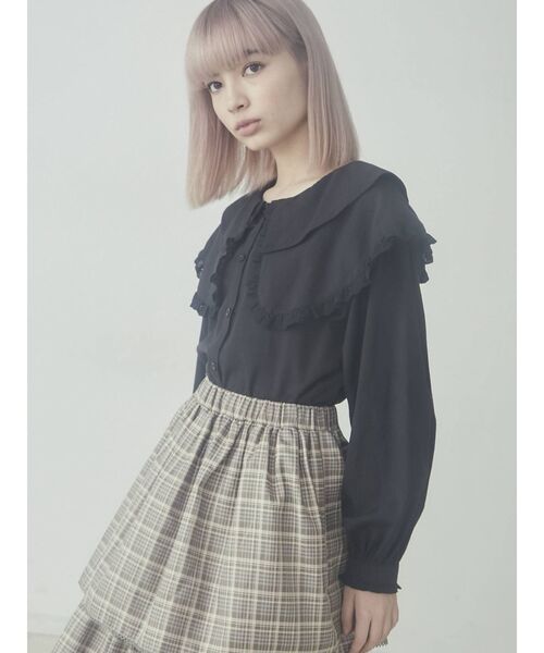 merry jenny（メリージェニー）の「キルトとフリルカラーブラウス（シャツ/ブラウス・レディース・オフホワイト・FREE）」の21枚目の写真