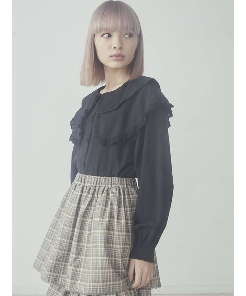 merry jenny（メリージェニー）の「キルトとフリルカラーブラウス（シャツ/ブラウス・レディース・オフホワイト・FREE）」の22枚目の写真
