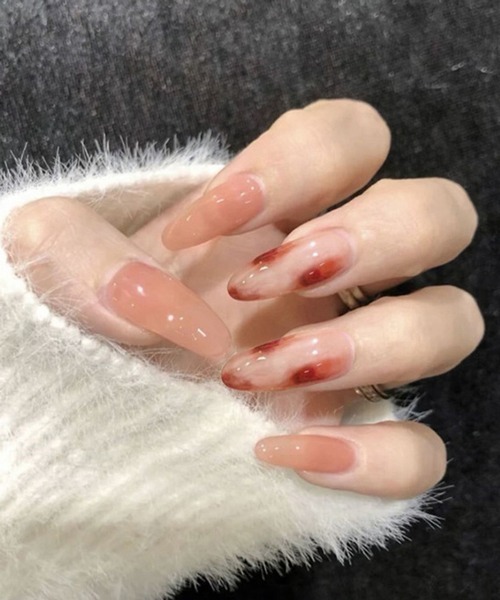 Luon 貼るだけ簡単装着 デザインハンドネイルチップ