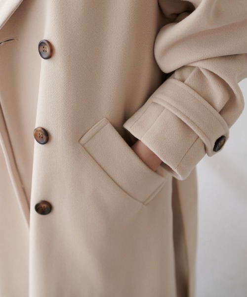 DISCOAT（ディスコート）の「【WEB限定】ウールライクトレンチコート