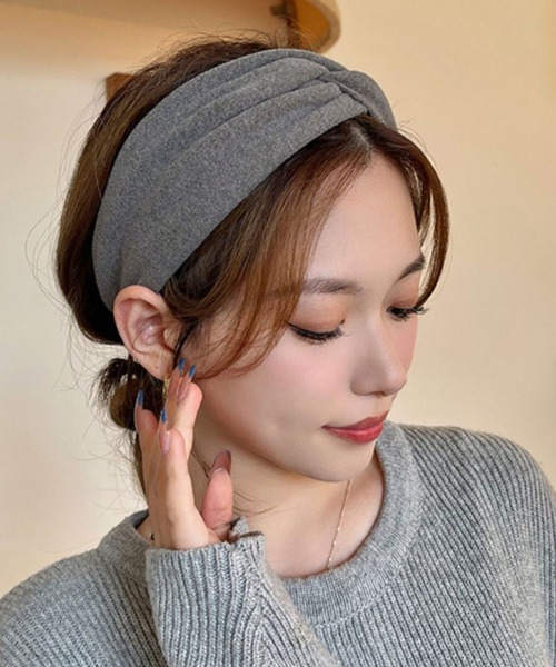 REBALANCE（リバランス）の「クロスヘアバンド（ヘアバンド・レディース・G/D/F/A/B/C/E・ONE SIZE）」の4枚目の写真