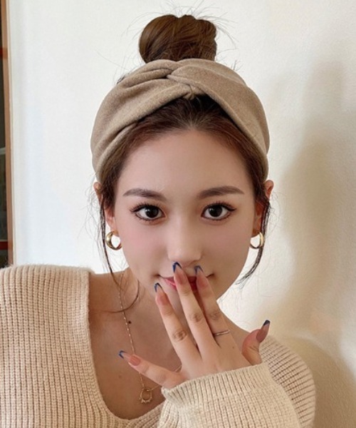 REBALANCE（リバランス）の「クロスヘアバンド（ヘアバンド・レディース・G/D/F/A/B/C/E・ONE SIZE）」の5枚目の写真