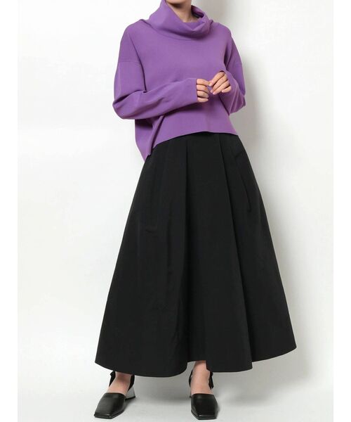 ELENDEEK（エレンディーク）の「オフタートルネックニット（ニット/セーター・レディース・オフホワイト/パープル/オレンジ/ブラック・FREE）」の22枚目の写真