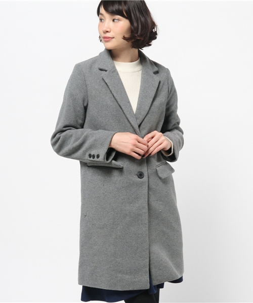 Chico（チコ）の「ロングチェスターコート（その他アウター・レディース・グレー/ネイビー/チャコールグレー・FREE）」の10枚目の写真