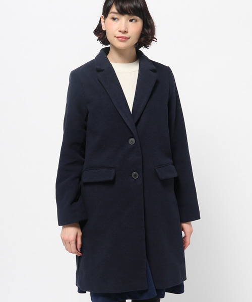 Chico（チコ）の「ロングチェスターコート（その他アウター・レディース・グレー/ネイビー/チャコールグレー・FREE）」の4枚目の写真