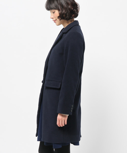 Chico（チコ）の「ロングチェスターコート（その他アウター・レディース・グレー/ネイビー/チャコールグレー・FREE）」の5枚目の写真