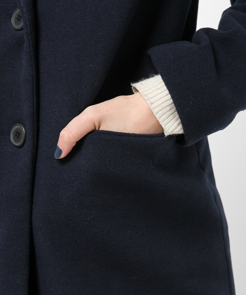 Chico（チコ）の「ロングチェスターコート（その他アウター・レディース・グレー/ネイビー/チャコールグレー・FREE）」の11枚目の写真