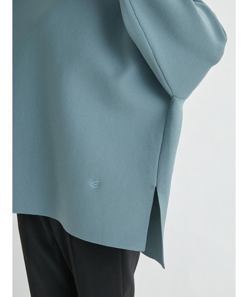 Mila Owen（ミラオーウェン）の「オーバーサイズトレーナー見えニットプルオーバー（ニット/セーター・レディース・ホワイト/ベージュ/ライトブルー・FREE）」の17枚目の写真