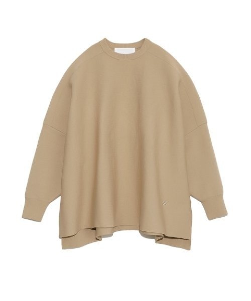 Mila Owen（ミラオーウェン）の「オーバーサイズトレーナー見えニットプルオーバー（ニット/セーター・レディース・ホワイト/ベージュ/ライトブルー・FREE）」の19枚目の写真