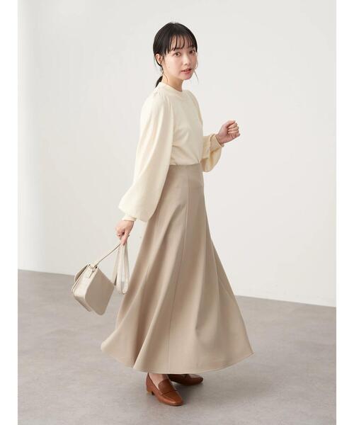 earth music&ecology（アースミュージックアンドエコロジー）の「パワーショルダーニットプルオーバー＊（ニット/セーター・レディース・ブラック/アイボリー/ミント/ラベンダー・S/M）」の14枚目の写真