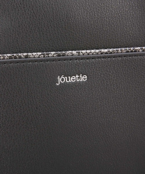 jouetie（ジュエティ）の「【jouetie/ジュエティ】スクエア縦長スリムポシェット 　スマホポーチミニショルダーバッグ（ショルダーバッグ・レディース・ブラック/シルバー/ブラック系その他/ベージュ系その他・FREE）」の12枚目の写真