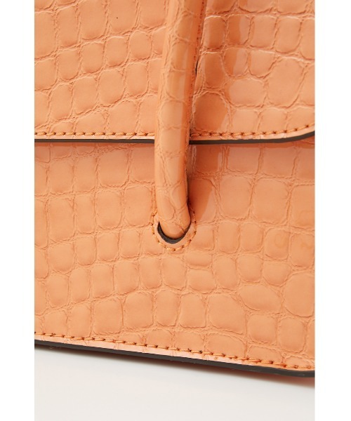 SLY(スライ)の「SHOULDER SLIM BAG/ショルダースリムバッグ(ショルダーバッグ・レディース・ターコイズブルー/オレンジ/ブラック・FREE)」の14枚目の写真