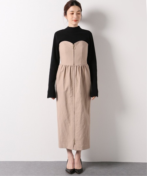 セール】シルクネップツイードビスチェワンピース（ワンピース