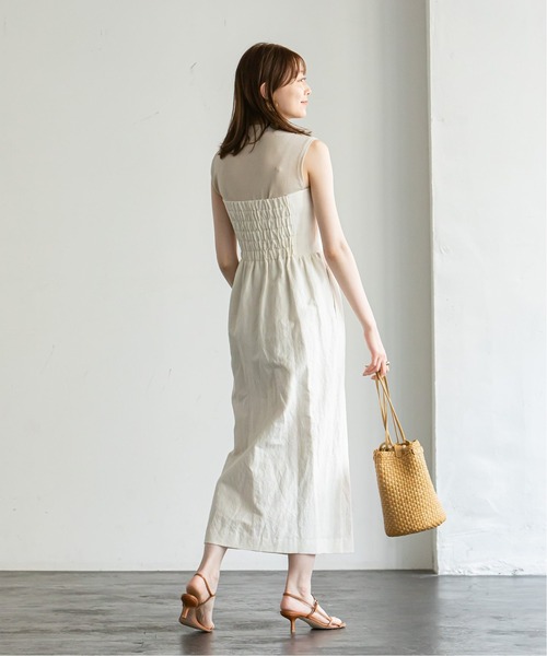 セール】シルクネップツイードビスチェワンピース（ワンピース