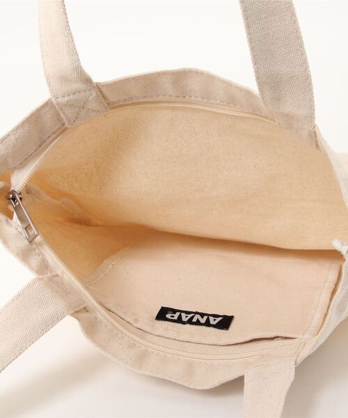 ANAP（アナップ）の「1992ロゴトートバッグ（トートバッグ・レディース・ブラック/アイボリー・FREE）」の16枚目の写真