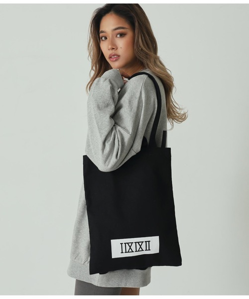 ANAP（アナップ）の「1992ロゴトートバッグ（トートバッグ・レディース・ブラック/アイボリー・FREE）」の15枚目の写真