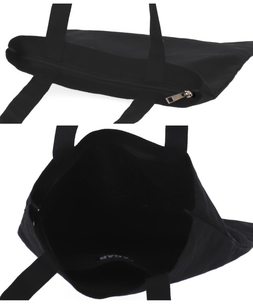 ANAP（アナップ）の「1992ロゴトートバッグ（トートバッグ・レディース・ブラック/アイボリー・FREE）」の6枚目の写真