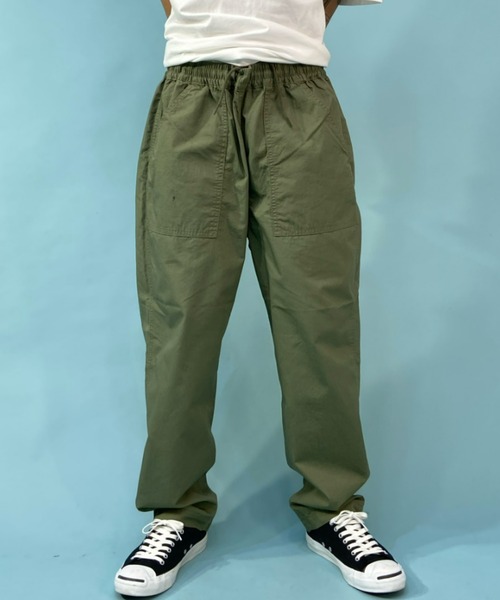 Alpha Industries（アルファインダストリーズ）の「ALPHA/アルファ ルーズシルエット 無地 ベイカーパンツ TB1060-001/TB1060-003/TB1060-034（その他パンツ・メンズ・オリーブ/ブラック/アイボリー・XL/M/L）」の16枚目の写真