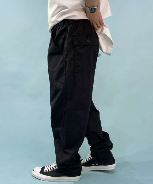 Alpha Industries（アルファインダストリーズ）の「ALPHA/アルファ ルーズシルエット 無地 ベイカーパンツ TB1060-001/TB1060-003/TB1060-034（その他パンツ・メンズ・オリーブ/ブラック/アイボリー・XL/M/L）」の11枚目の写真