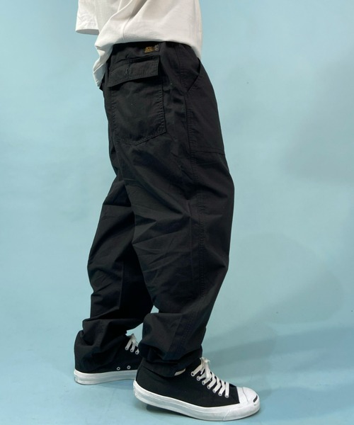 Alpha Industries（アルファインダストリーズ）の「ALPHA/アルファ ルーズシルエット 無地 ベイカーパンツ TB1060-001/TB1060-003/TB1060-034（その他パンツ・メンズ・オリーブ/ブラック/アイボリー・XL/M/L）」の12枚目の写真