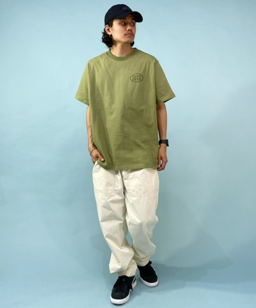 Alpha Industries（アルファインダストリーズ）の「ALPHA/アルファ ルーズシルエット 無地 ベイカーパンツ TB1060-001/TB1060-003/TB1060-034（その他パンツ・メンズ・オリーブ/ブラック/アイボリー・XL/M/L）」の8枚目の写真