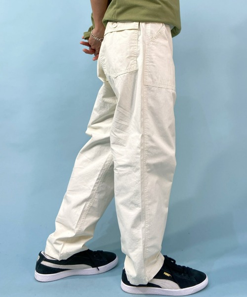 Alpha Industries（アルファインダストリーズ）の「ALPHA/アルファ ルーズシルエット 無地 ベイカーパンツ TB1060-001/TB1060-003/TB1060-034（その他パンツ・メンズ・オリーブ/ブラック/アイボリー・XL/M/L）」の6枚目の写真