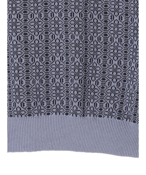 armonia(アルモニーア)の「armonia.後ろリボンジャガードニットベスト(ベスト・レディース・ベージュ/ブルー・FREE)」の10枚目の写真