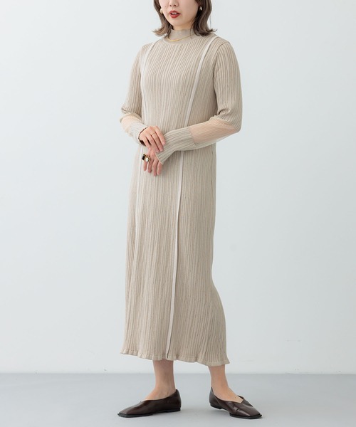 PUBLIC TOKYO（パブリックトウキョウ）の「スリットベストセットワンピース /3WAY（ワンピース・レディース・ブラック/ベージュ・FREE）」の18枚目の写真