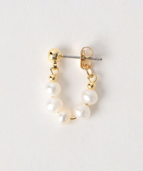 淡水パール 粒ライン ピアス（ピアス（両耳用））｜BEAUTY&YOUTH