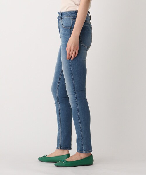 OPAQUE.CLIP（オペークドットクリップ）の「◆Lycra 2wayストレッチスキニーパンツ【WEB限定サイズ】（デニムパンツ・レディース・チャコールグレー/ブラック/ベージュ/ネイビー/ブルー/ホワイト系・40/38/42/36/34）」の9枚目の写真