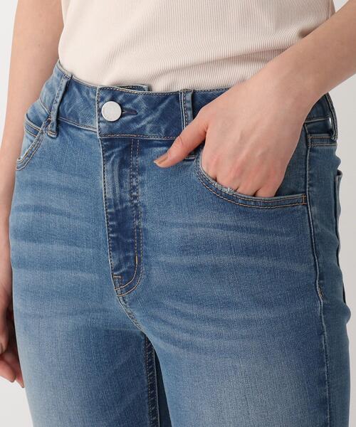 OPAQUE.CLIP（オペークドットクリップ）の「◆Lycra 2wayストレッチスキニーパンツ【WEB限定サイズ】（デニムパンツ・レディース・チャコールグレー/ブラック/ベージュ/ネイビー/ブルー/ホワイト系・40/38/42/36/34）」の11枚目の写真