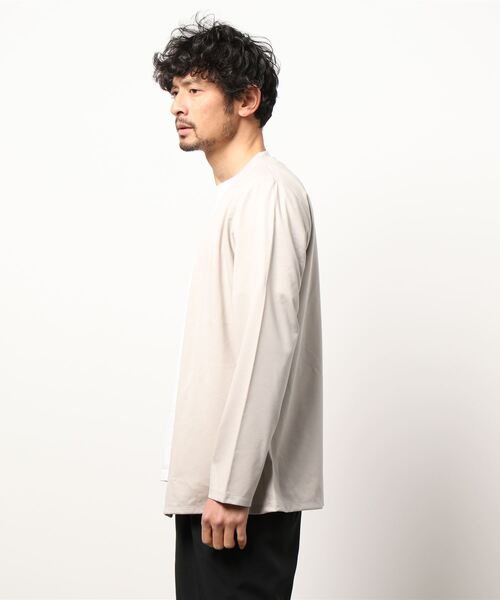 NICOLE CLUB FOR MEN(ニコルクラブフォーメン)の「カルゼ調カーディガン(カーディガン/ボレロ・メンズ・ブラック/サックスブルー/シルバーグレー/キナリ・MEDIUM/LARGE)」の5枚目の写真