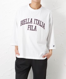 FILA フィラ カレッジロゴ7分袖Tシャツ