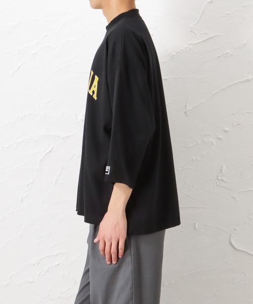 FILA(フィラ)の「FILA フィラ カレッジロゴ7分袖Tシャツ(Tシャツ/カットソー・メンズ・ホワイト/ブラック/サックスブルー・M/L/XL)」の12枚目の写真