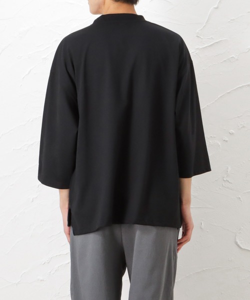 FILA(フィラ)の「FILA フィラ カレッジロゴ7分袖Tシャツ(Tシャツ/カットソー・メンズ・ホワイト/ブラック/サックスブルー・M/L/XL)」の5枚目の写真