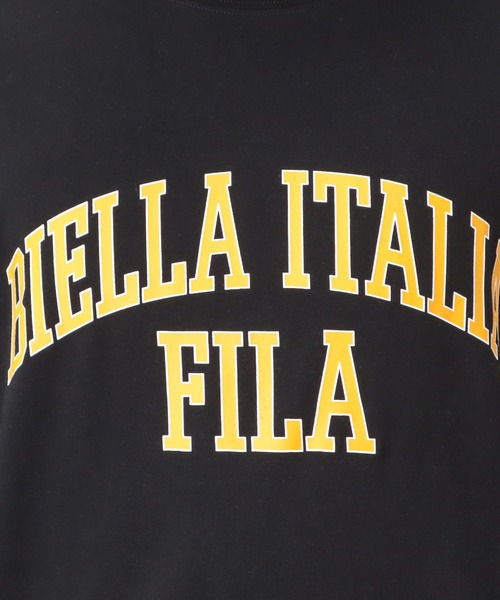 FILA(フィラ)の「FILA フィラ カレッジロゴ7分袖Tシャツ(Tシャツ/カットソー・メンズ・ホワイト/ブラック/サックスブルー・M/L/XL)」の11枚目の写真