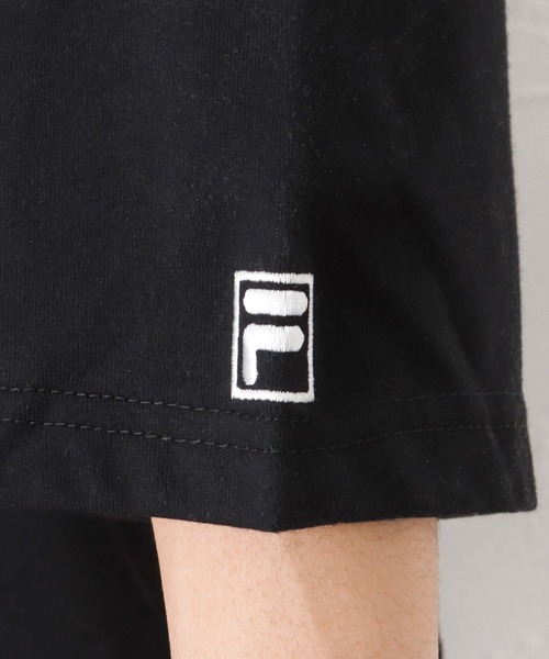 FILA(フィラ)の「FILA フィラ カレッジロゴ7分袖Tシャツ(Tシャツ/カットソー・メンズ・ホワイト/ブラック/サックスブルー・M/L/XL)」の13枚目の写真
