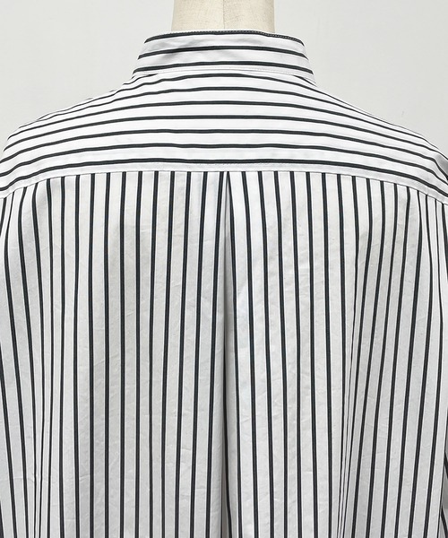 PICCIN（ピッチン）の「ストライプフレアシャツワンピース（シャツワンピース・レディース・ホワイト系その他/ブラック系その他・M）」の5枚目の写真
