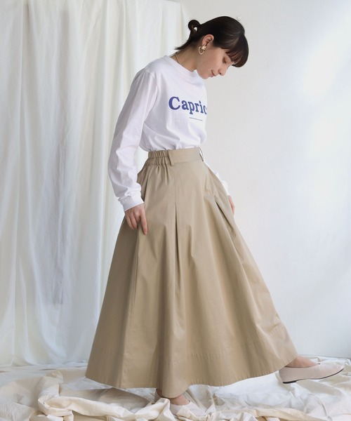 HER CLOSET（ハークローゼット）の「【shemoshelly】オリジナルビッグロゴロンT（Tシャツ/カットソー・レディース・チャコールグレー/ホワイト系その他/杢グレー/ホワイト系その他2・S/M/L）」の8枚目の写真