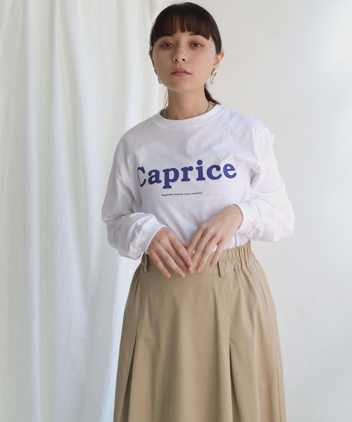 HER CLOSET（ハークローゼット）の「【shemoshelly】オリジナルビッグロゴロンT（Tシャツ/カットソー・レディース・チャコールグレー/ホワイト系その他/杢グレー/ホワイト系その他2・S/M/L）」の14枚目の写真