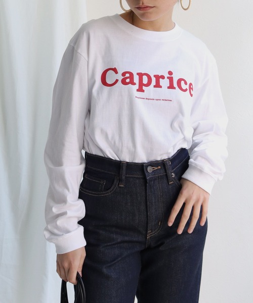 HER CLOSET（ハークローゼット）の「【shemoshelly】オリジナルビッグロゴロンT（Tシャツ/カットソー・レディース・チャコールグレー/ホワイト系その他/杢グレー/ホワイト系その他2・S/M/L）」の15枚目の写真