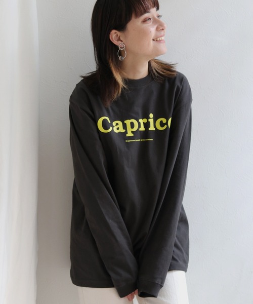 HER CLOSET（ハークローゼット）の「【shemoshelly】オリジナルビッグロゴロンT（Tシャツ/カットソー・レディース・チャコールグレー/ホワイト系その他/杢グレー/ホワイト系その他2・S/M/L）」の12枚目の写真